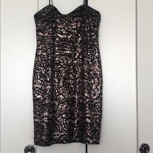 Formal leopard print dress